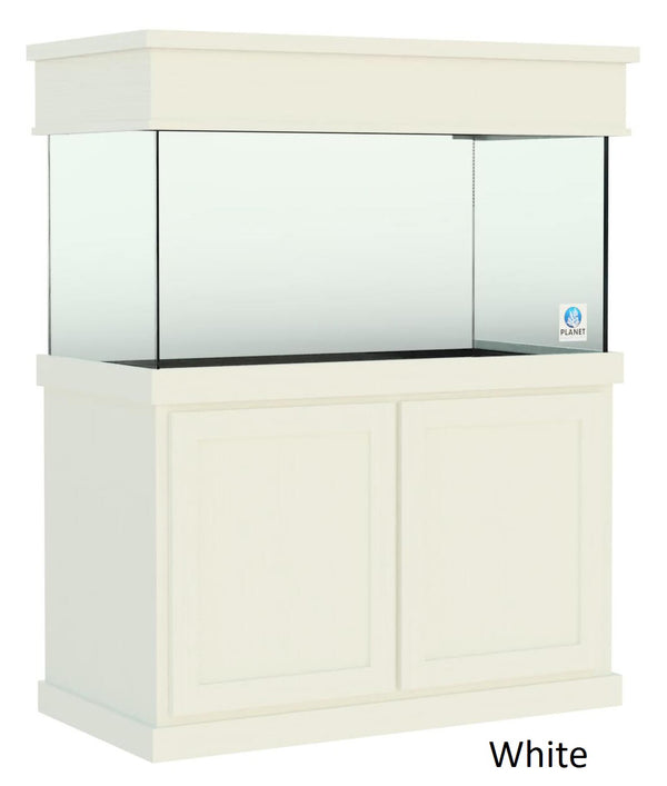 Classic Style Aquarium Cabinet Stand with stain selection White